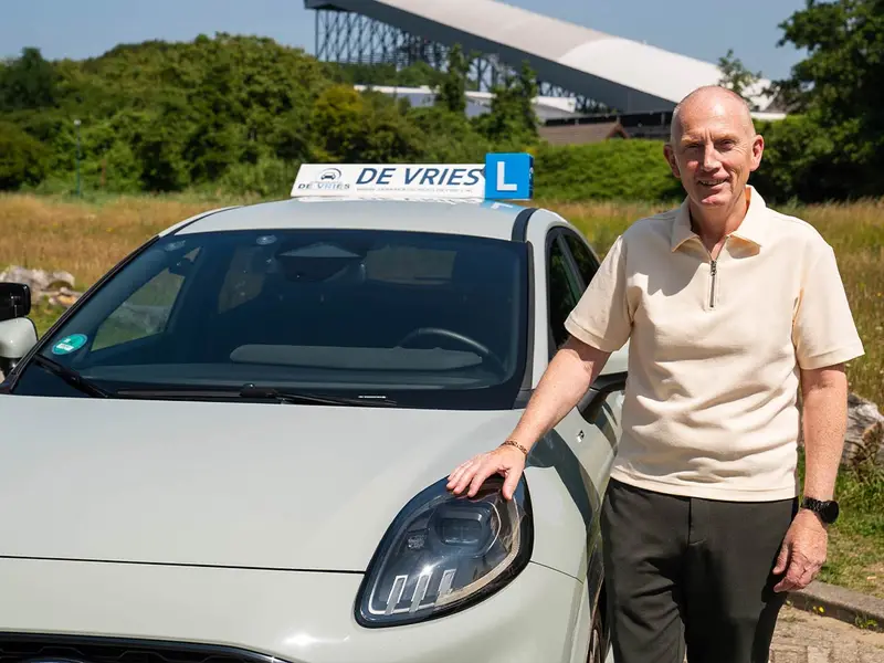 Foto: Ron de Vries als docent